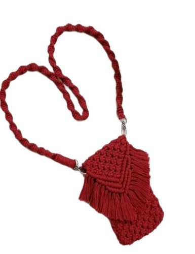 Macrame Mobile Pouch Bag