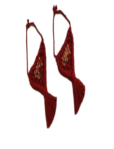 Macrame Subh Labh Wall Hanging