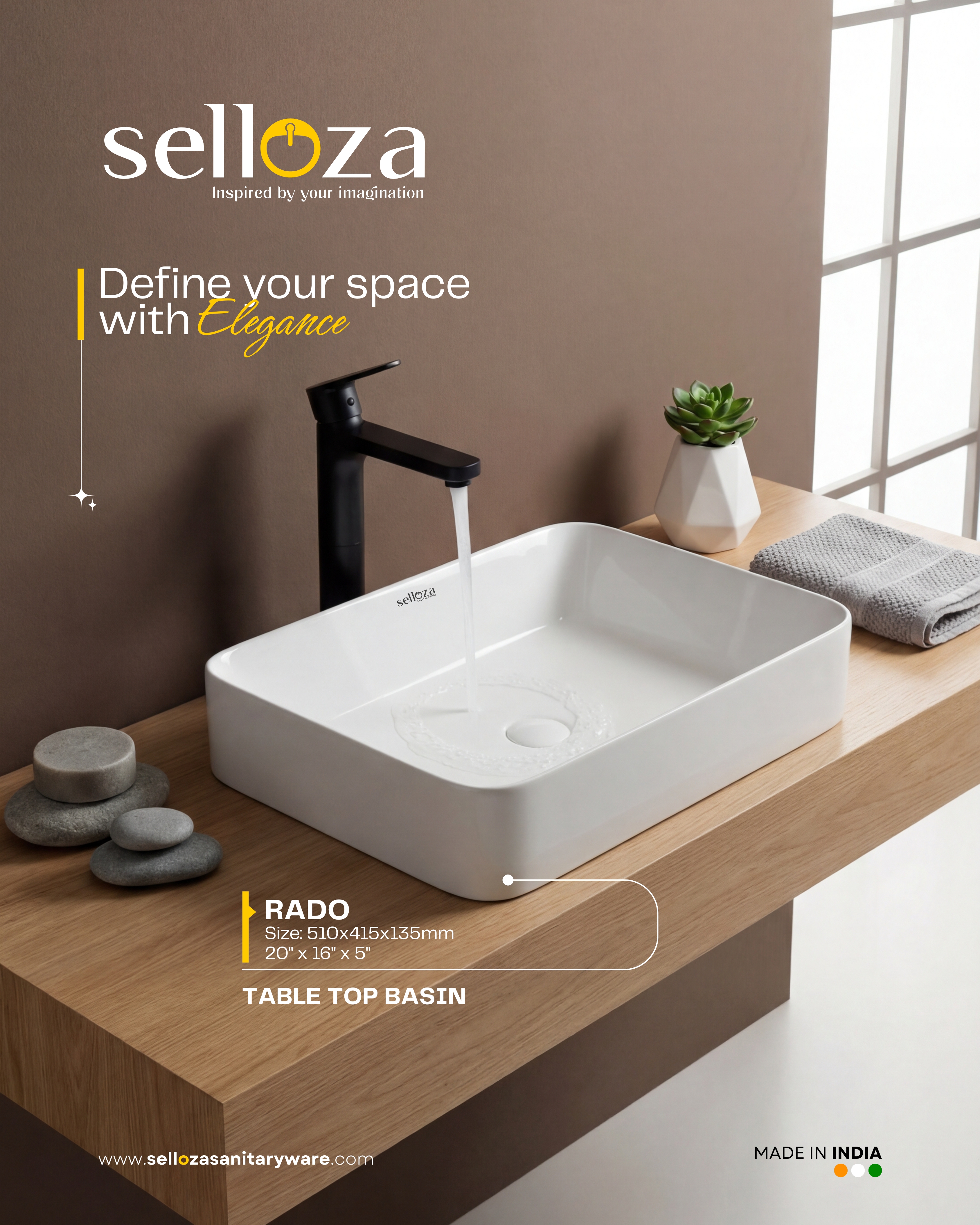 Rado Table Top Basin