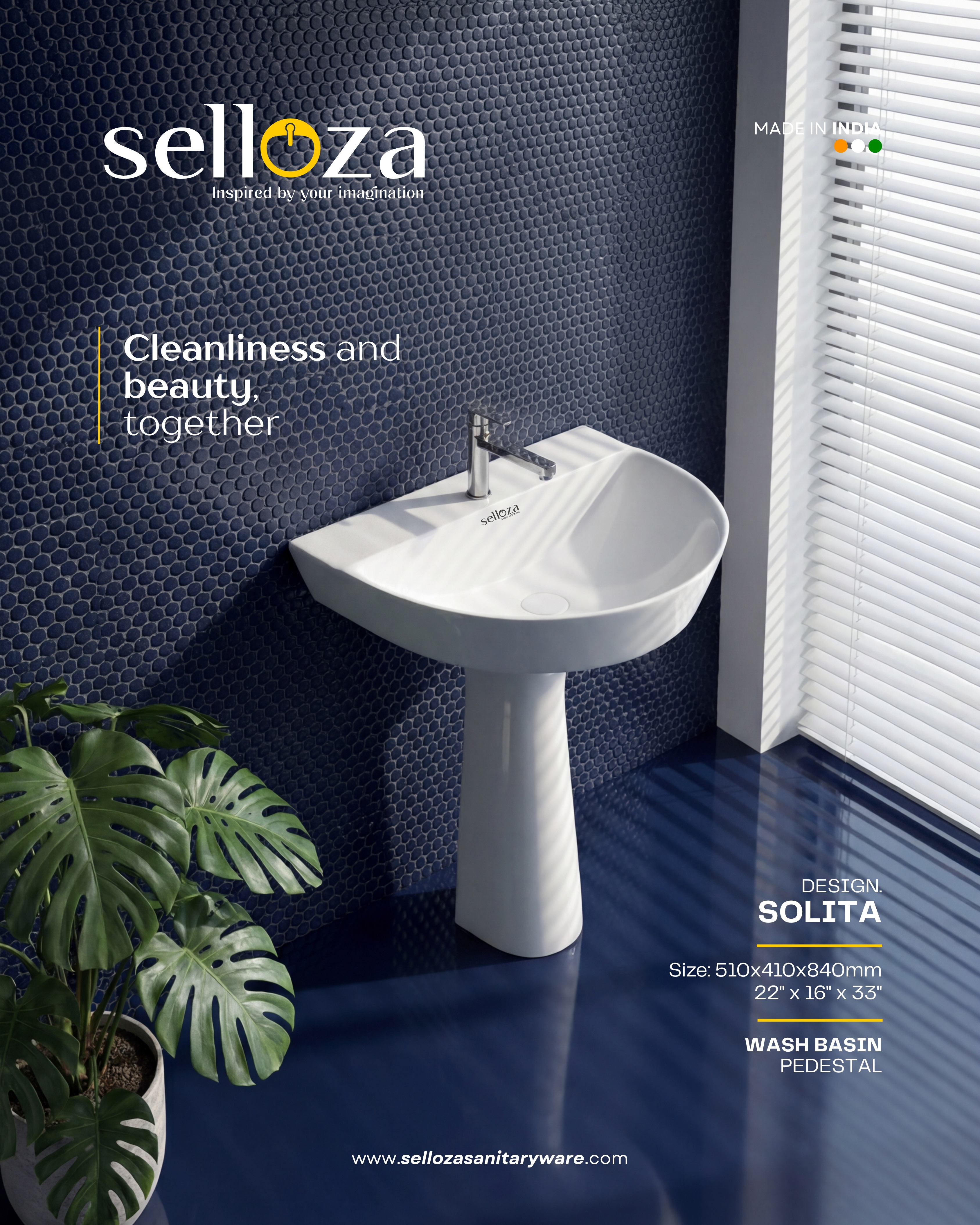 Solita Washbesin Pedestal