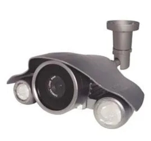 Array Led Outdoor Camera - Plastic Metal Housing, Grey, Wide Angle, Night Vision, Motion Detection, Weather Proof