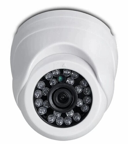 Cctv Dome Cameras - Plastic, White, High Resolution Motion Detection, Weather Proof, Remote Access, Auto Focus, Pan Tilt, Wide Coverage, Smart Surveillance