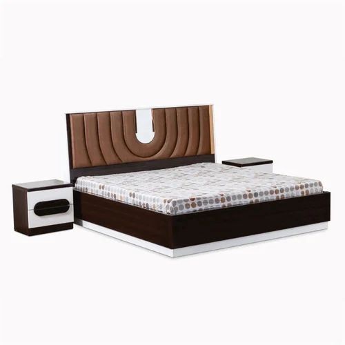 Home Wooden Bed Set - Wood Standard Size Brown, Folded | Durable, Eco-Friendly, Termite Free, Comfortable