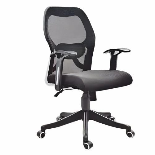 Light Grey Mesh Office Chair - Standard Size, Light Gray | Durable, Easy to Clean, Eco-Friendly