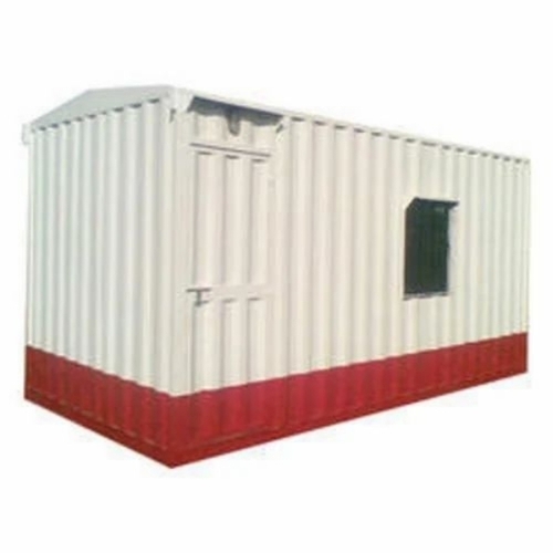 Metal Bunk House - Steel Frame, Metal Roof, White with Red Base | Weather Resistant, Rust Proof, Multi-Level, Easy Assembly