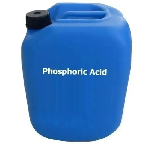 Phosphoric Acid - Clear Liquid, Industrial Grade, 100% Purity | Corrosive Solution, Water Soluble Inorganic Acid, Laboratory Reagent, pH Regulator