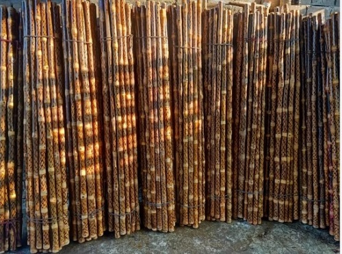 Policed Bamboo Lathi - Bamboo, Various Sizes, Natural Color | Lightweight, Sturdy, Minimal Maintenance, Treated for Longevity