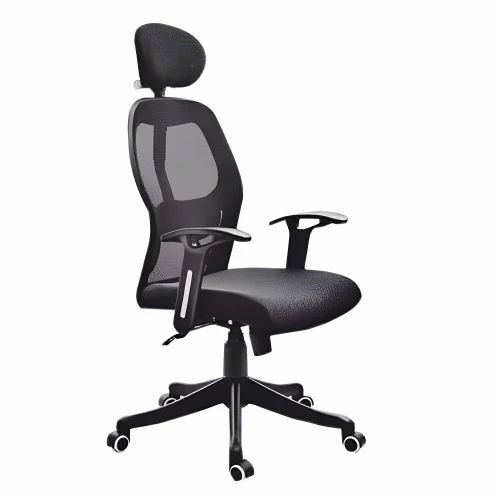 Raven Black Mesh Office Chair