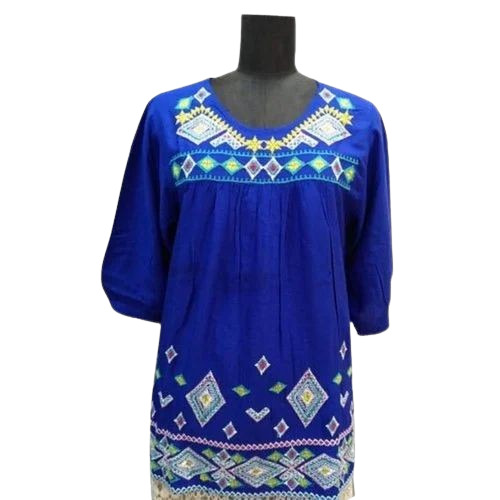 Rayon Embroidery Kurti