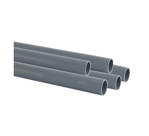 Rigid PVC Plumbing Pipes - White, Grey, Round, Polished Surface | Leak Proof