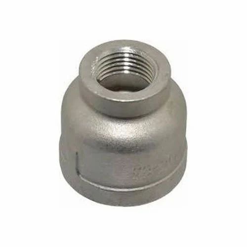 01 Stainless Steel Reducer - S316 Stainless Steel, 1-3 Inch, Zinc Coated, Silver Round Industrial