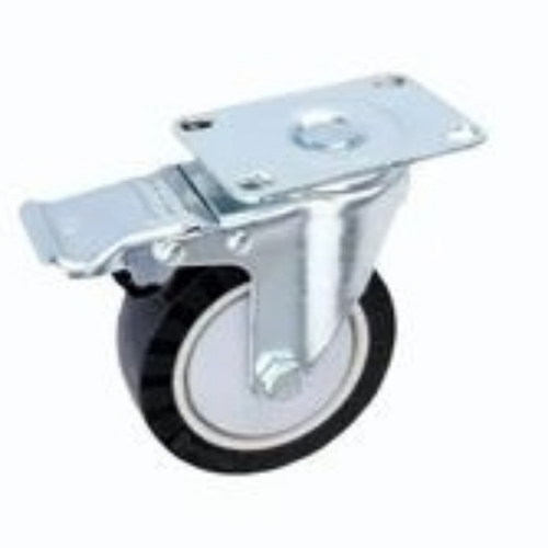 100 Mm Black Pu Caster Wheels