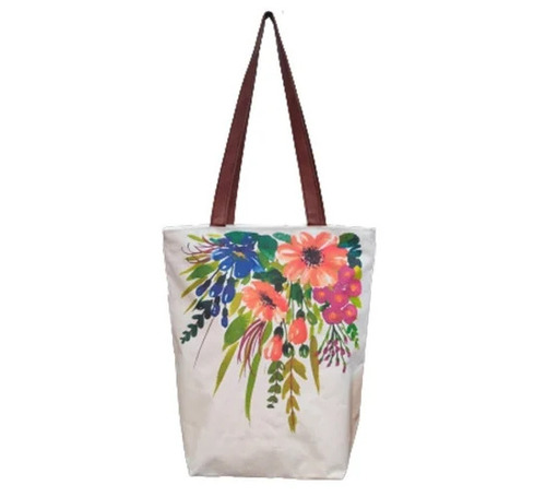 10Kg Floral Printed Canvas Bag