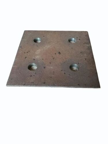 10mm Ms Base Plates - Mild Steel, 10mm, Gray | Durable, Long Lasting