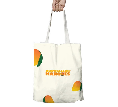 7Kg Printed Canvas Bag - Canvas, 7 Kg, White | Loop Handle, Moisture Proof, Eco Friendly, Customized Color & Design