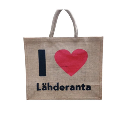 7kg Printed Jute Promotional Bag - 7kg, Multicolor | Eco-friendly, Reusable, Custom Printed