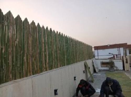 Artificial Bamboo Fencing - Bamboo, Various Colors | Waterproof, Low Maintenance, Security Use