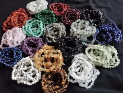 Chips Uncut Gemstone Bracelet Set