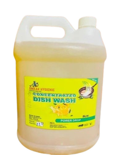 Dishwash Liquid - 5L Plastic Can, Lemon Fragrance | Eco-Friendly, Hand Wash, Soft Water