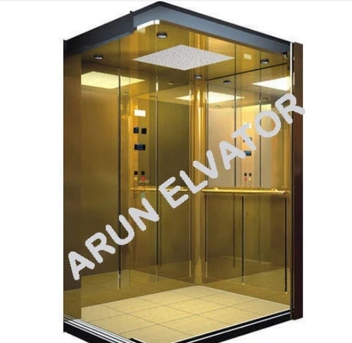 Elevator Cabin - Stainless Steel, 12 Person Capacity, 440 Volt | Automatic Doors, Mirror Finish, Corrosion Resistant, LED Lighting, Safety Sensors