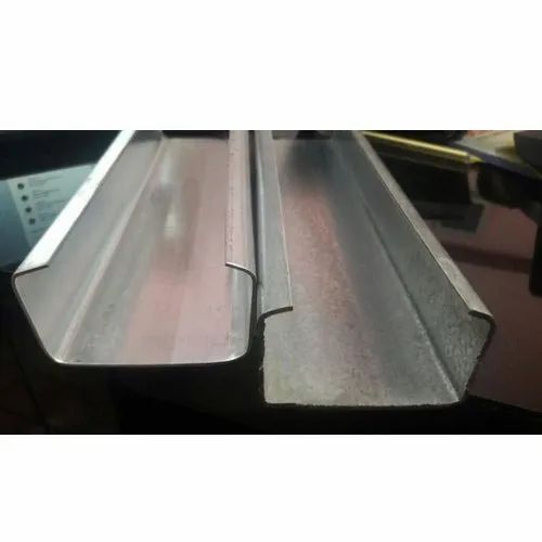 Galvanized Iron C Purlin - GI Standard Size Silver | Rust Proof A Grade 99% Purity