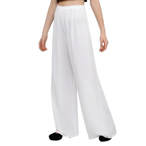 Ladies Rayon Palazzo - Lightweight Breathable Fabric, Multiple Colors, Customized Size, Machine Wash