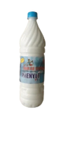 Liquid White Phenyl - 1L Plastic Bottle, White | Prevents Stains, 100% Germs Killing, Pine Fragrance
