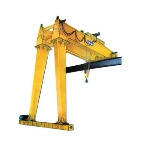 Loadmate Semi Goliath Eot Crane - Yellow, Standard Size | Durable, Heavy Duty, High Capacity, Electric Operation, Overload Protection