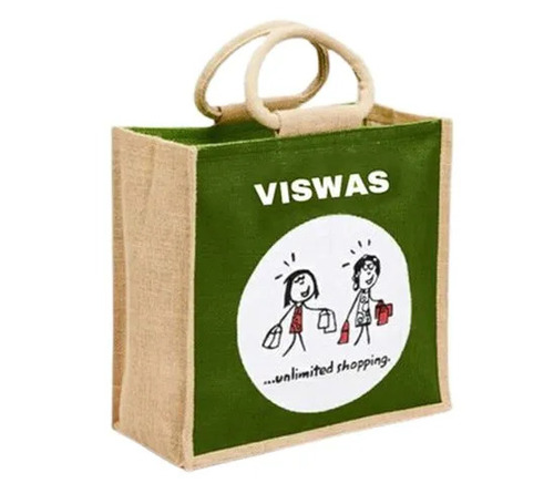 Printed Jute Lunch Bag