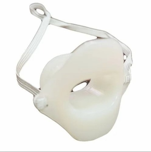 Rubber Endoscopic Mouth Guard - Rubber Large White | For Endoscopy Use