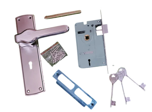 Satin Finish Zinc Mortise Door Lock Set