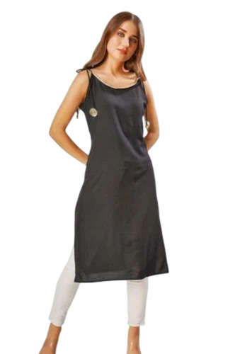 Sleeveless Rayon Kurti