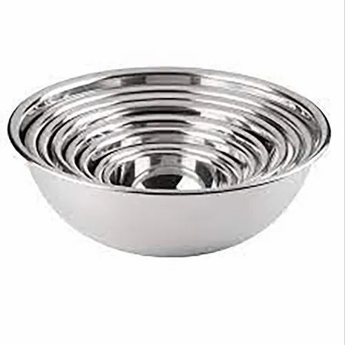 Ss Kitchen Bowl - Stainless Steel 200 ml Silver, Rust Proof, Corrosion Resistant, Heat Resistant