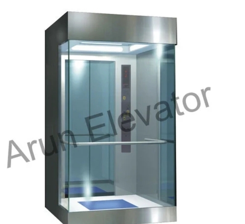 Ss Passenger Elevator - Stainless Steel, 12 Person Capacity, 440 Volt | Mirror Finish, Corrosion Resistant, Anti Skid Flooring, LED Lighting, Ventilation Fan, Safety Handrail, Easy Maintenance