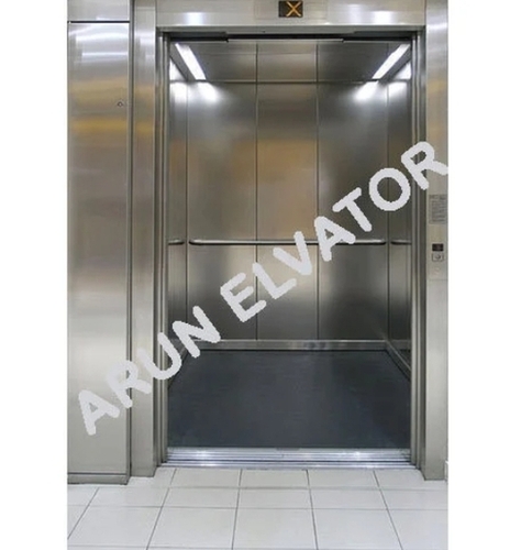 Stainless Steel Passenger Elevator - 12 Persons, 440 Volt, Mirror Finish | Corrosion Resistant, Anti Skid Flooring, LED Lighting, Ventilation Fan, Safety Handrail