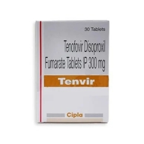 Tenvir Tablets - Oral Formulation, 30 Tablets | Antiviral Agent, HIV Treatment, Hepatitis Management, Once-Daily, Viral Suppression, Immune Protection, Combination Therapy, Kidney Monitored, Bone Safety, Lactic Acidosis