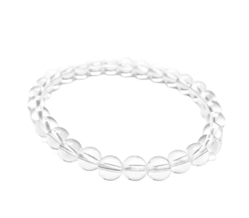 White Clear Gemstone Bracelet