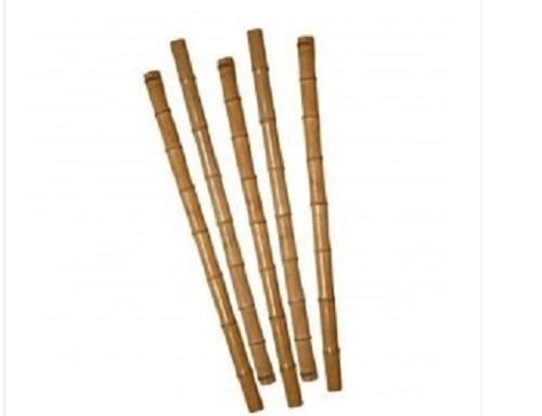Wooden Bamboo Poles - Bamboo, Various Sizes, Brown | Lightweight, Durable, Smooth Surface, Weather-Resistant