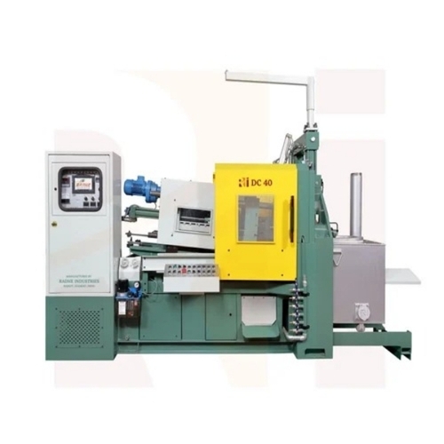 Zinc Die Casting Machine - Metal, Green, 220-400 Volt, Hydraulic System | Automatic, High Efficiency, Durable, Energy Efficient