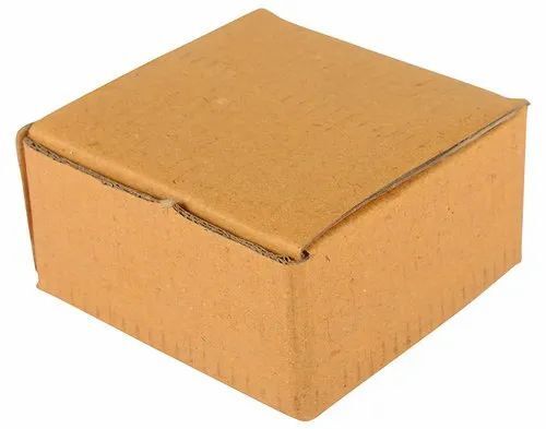 2.5x5x5 Inch Plain Corrugated Box