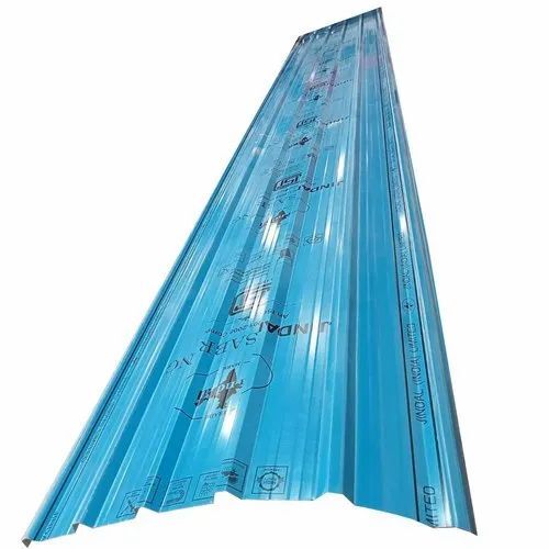 Blue Aluminium Roofing Sheet - Aluminium 0.5mm 10ft Blue, Galvanised Surface, Residential & Commercial Use