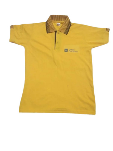 Boys Uniform T Shirt - Cotton, Customized Size, Multiple Colors | Lightweight, Breathable, Polo Collar, Short Sleeves