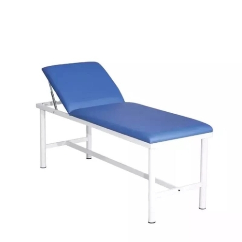 Examination Table - Iron & Plastic, Multi Color, Foldable | Adjustable Height, Comfortable Padding, Lightweight Frame