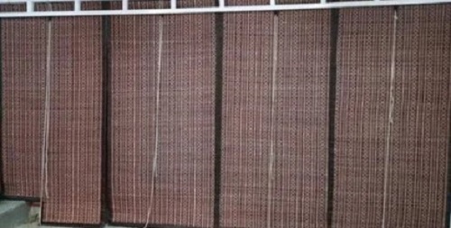 Fancy Bamboo Curtain - Bamboo, Custom Size, Various Colors | Waterproof, Plain Dyed, Window Use