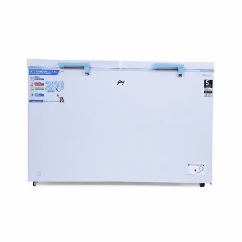 Godrej DH EPenta 525E 2HCN RW Freezers - 525L Capacity, Royal White, Convertible, R-290 Refrigerant, Cabinet Lights
