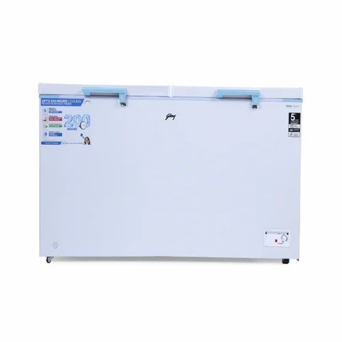 Godrej Dh Esnch 425e 2hcnp Rw Freezers - 127x77x85.5cm, Royal White, 425L | Double Door, Convertible, 5 Star Energy