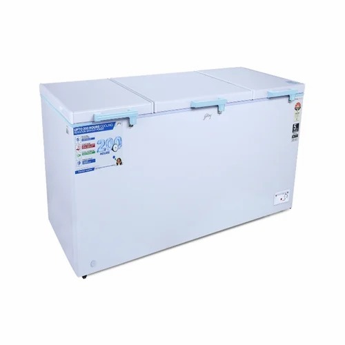 Godrej Dh Esnch 625e 3hcnp Rw Freezers - 177.1x77x85.5cm Royal White 70mm PUF | 594L Capacity Triple Doors Convertible Cabinet Lights