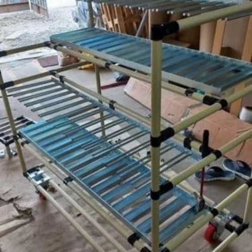 Industrial Abs Coated Aluminium Trolley 