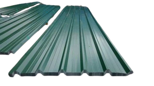 Industrial Roofing Sheet - Aluminium 0.50mm 10ft Green, Color Coated Surface