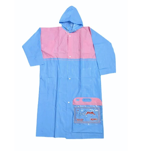 Light Blue Aqua Rider L Pvc Raincoat